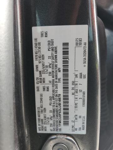 2020 FORD ESCAPE S - 1FMCU0F63LUB38878
