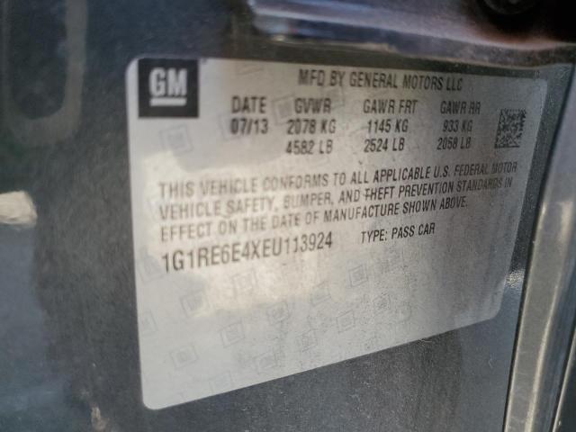 VIN 1G1RE6E4XEU113924 2014 Chevrolet Volt no.12