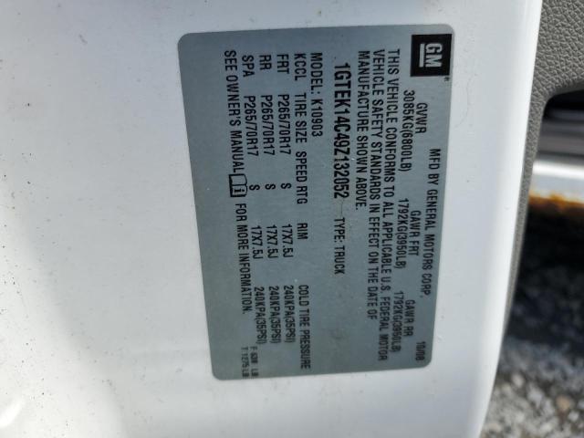 2009 GMC Sierra K1500 VIN: 1GTEK14C49Z132052 Lot: 60419314