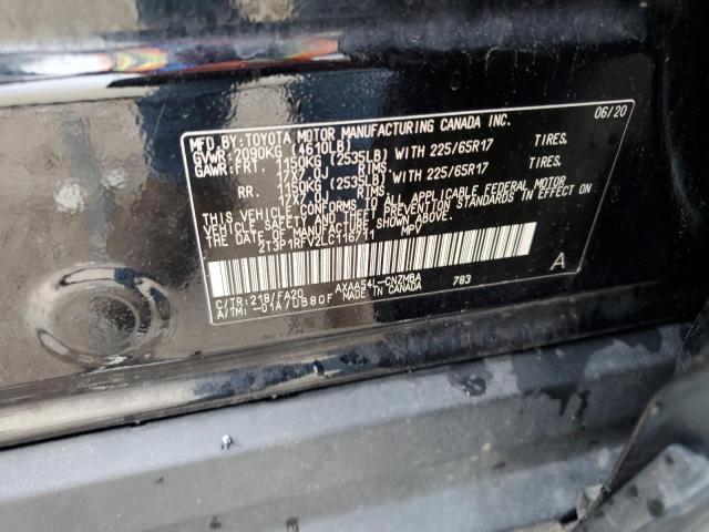 2020 TOYOTA RAV4 XLE - 2T3P1RFV2LC116711
