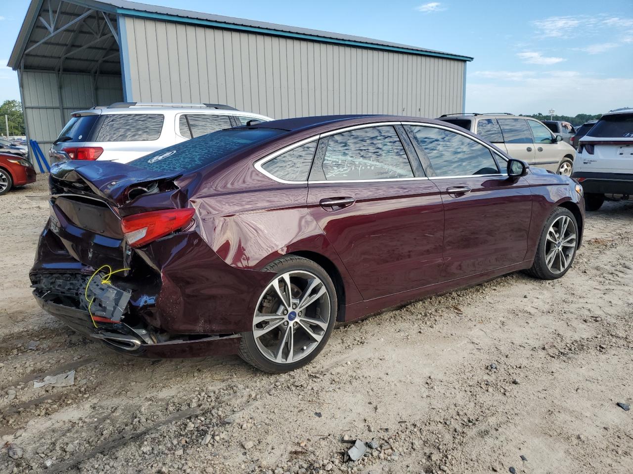 2017 Ford Fusion Titanium vin: 3FA6P0K94HR212516