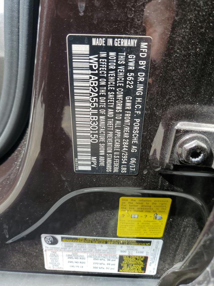 WP1AB2A55JLB30150 2023 Porsche Macan S