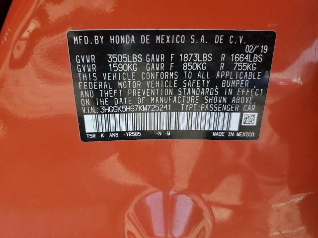 2019 HONDA FIT SPORT - 3HGGK5H67KM725241