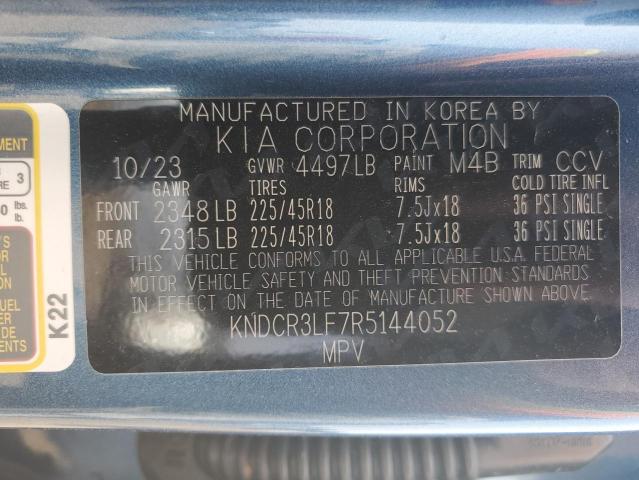 2024 KIA NIRO SX TO KNDCR3LF7R5144052