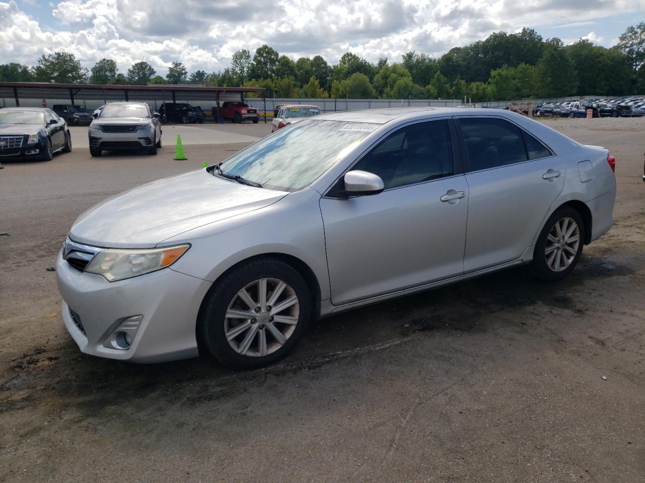 TOYOTA CAMRY BASE 2012 silver  gas 4T4BF1FK7CR268869 photo #1