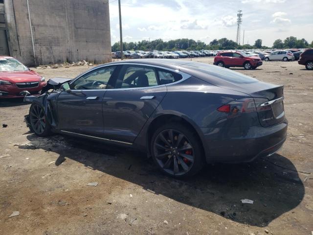 TESLA MODEL S P8 2015 gray  electric 5YJSA1H45FF087133 photo #3