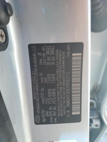 2007 Hyundai Santa Fe Se VIN: 5NMSH13E67H092112 Lot: 62654284