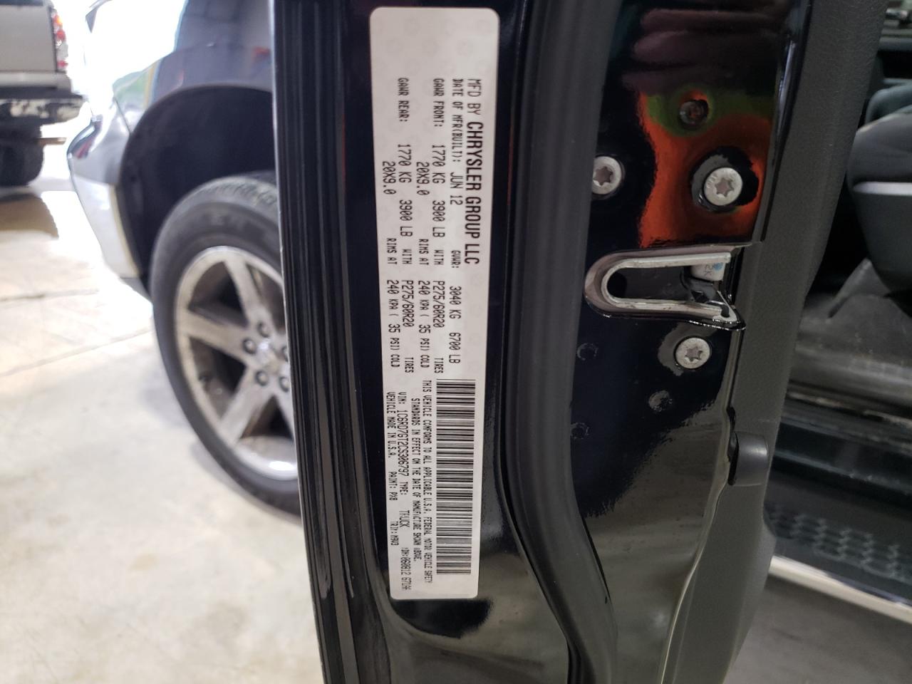 1C6RD7GT2CS306797 2012 Dodge Ram 1500 Slt