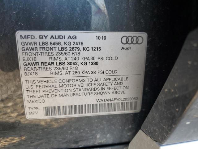 VIN WA1ANAFY0L2033060 2020 Audi Q5, Premium no.14