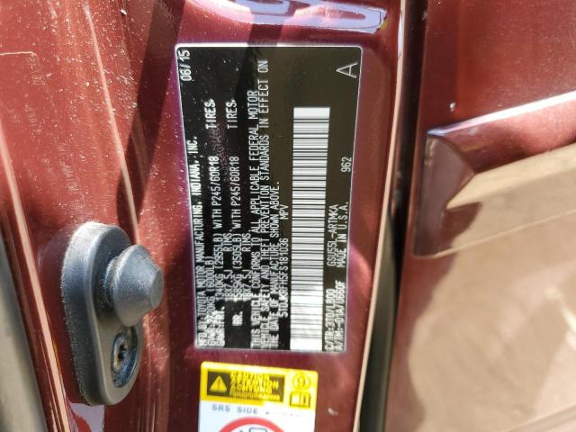 VIN 5TDJKRFH5FS181036 2015 Toyota Highlander, Xle no.13