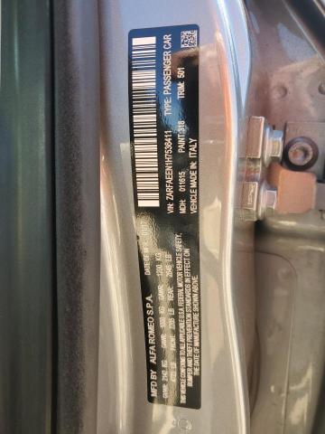 2017 Alfa Romeo Giulia Ti Q4 VIN: ZARFAEEN1H7536411 Lot: 60942544