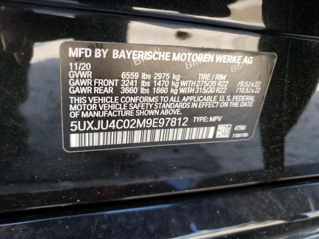 2021 BMW X5 M50I 5UXJU4C02M9E97812
