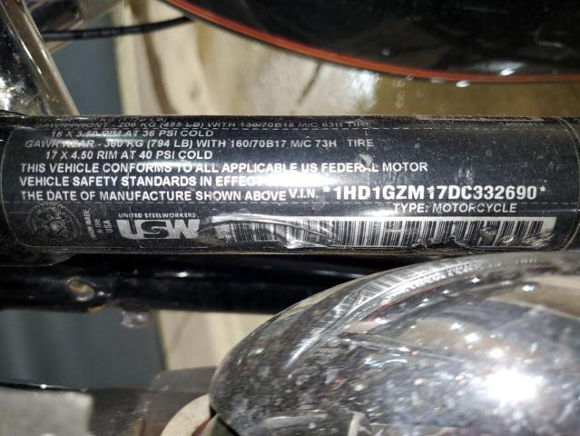 2013 HARLEY-DAVIDSON FLD SWITCH - 1HD1GZM17DC332690