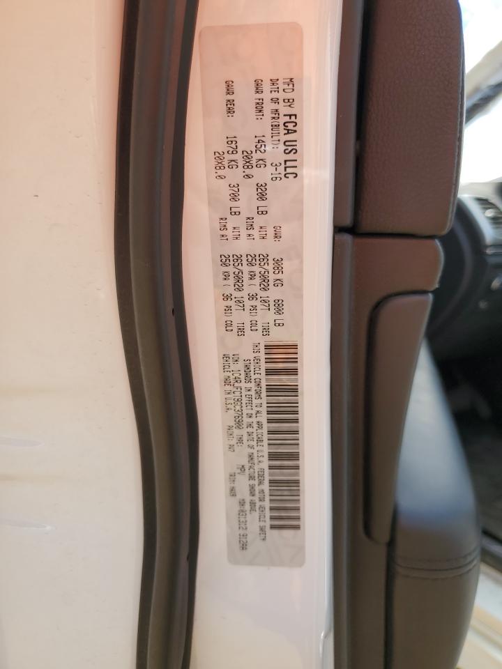 1C4RJFCT9GC376900 2016 Jeep Grand Cherokee Overland