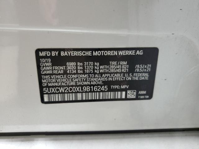 VIN 5UXCW2C0XL9B16245 2020 BMW X7, Xdrive40I no.13