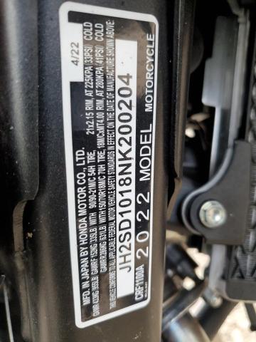 2022 HONDA CRF1100 A - JH2SD1018NK200204