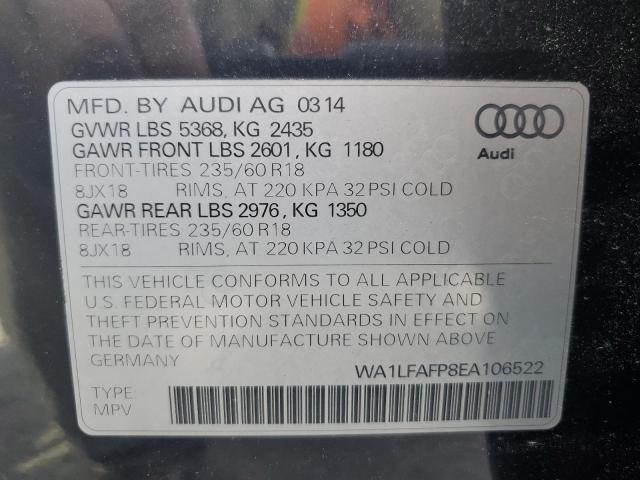 VIN WA1LFAFP8EA106522 2014 Audi Q5, Premium Plus no.13