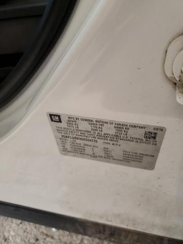 2016 GMC TERRAIN SL - 2GKFLUEK9G6304775
