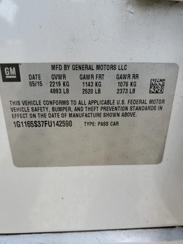 2015 CHEVROLET IMPALA LTZ - 1G1165S37FU142590