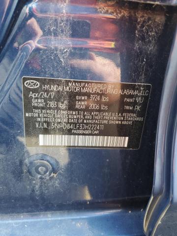 2018 HYUNDAI ELANTRA SE - 5NPD84LF3JH222411