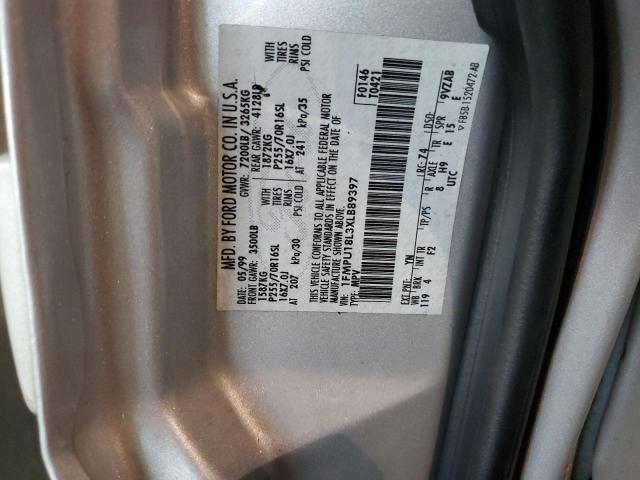 1999 Ford Expedition VIN: 1FMPU18L3XLB89397 Lot: 61697384