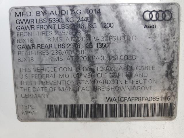 VIN WA1CFAFP8FA065116 2015 Audi Q5, Premium no.13