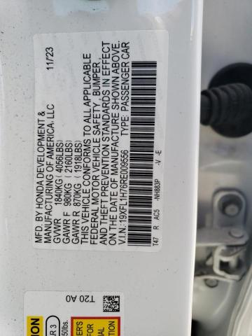 2024 HONDA CIVIC EXL - 19XFL1H76RE009556