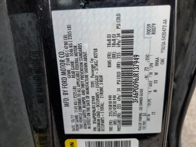 2018 FORD FUSION TIT - 3FA6P0D96JR137949
