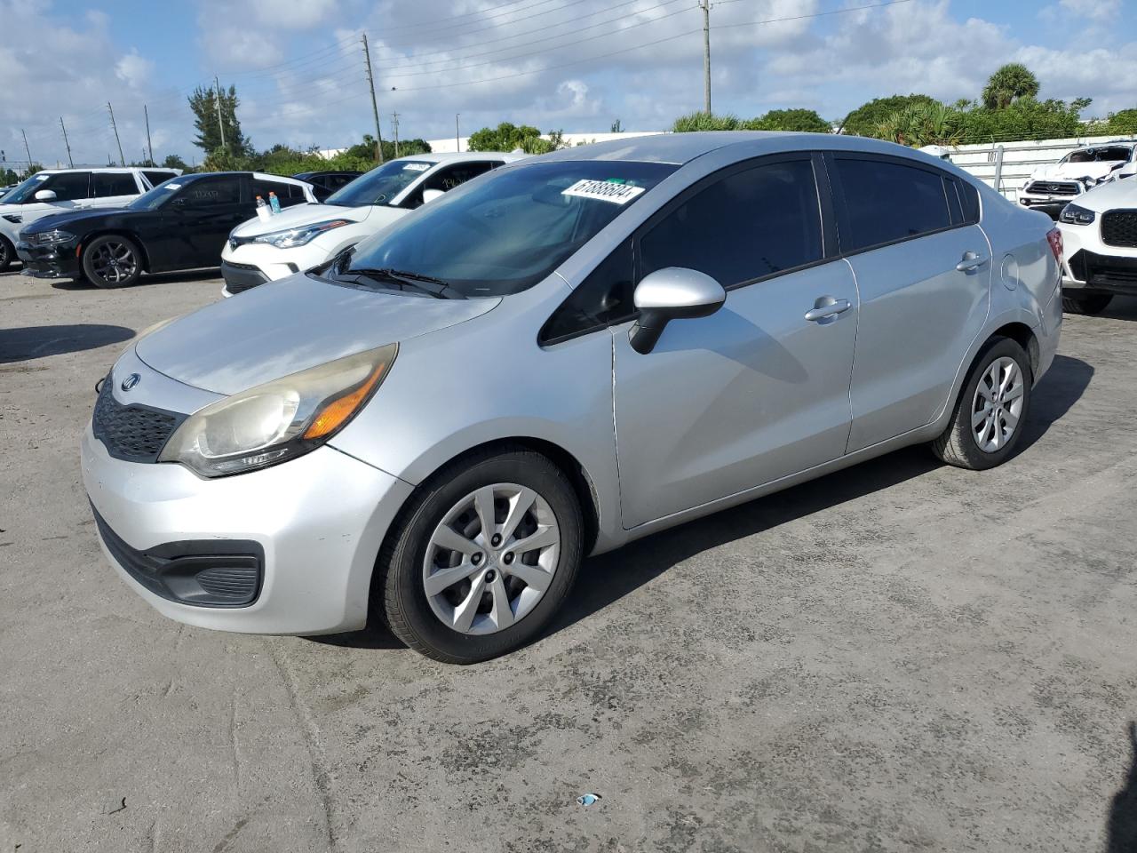 2014 Kia Rio Lx vin: KNADM4A37E6352239