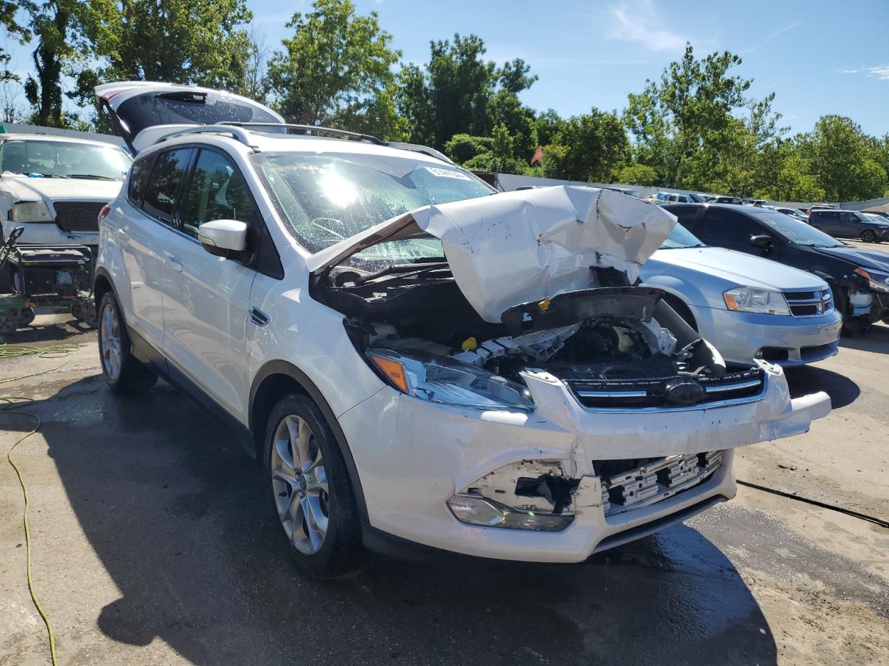 Lot #2738760591 2015 FORD ESCAPE TIT