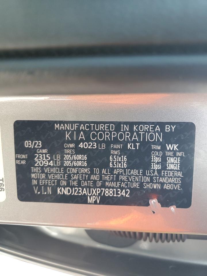 KNDJ23AUXP7881342 2023 Kia Soul Lx