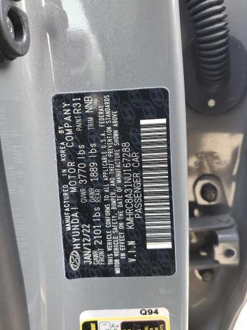 2022 HYUNDAI VENUE SEL - KMHRC8A31NU167288