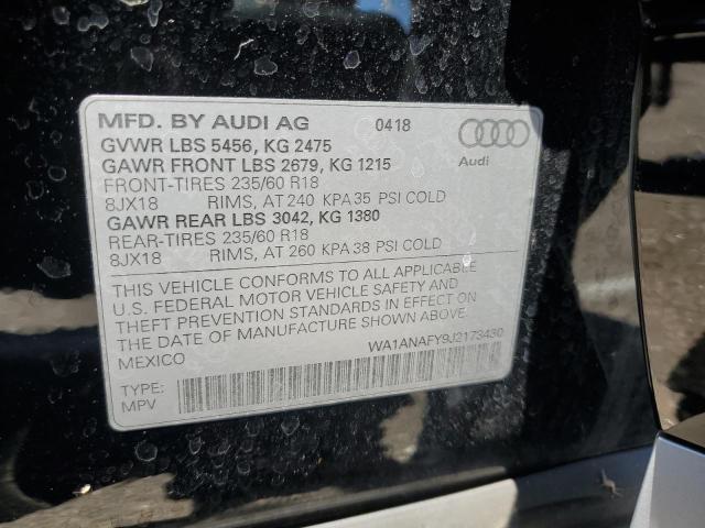 2018 AUDI Q5 PREMIUM - WA1ANAFY9J2173430