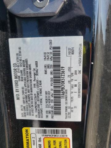 2019 Ford Mustang Gt VIN: 1FA6P8CF0K5123619 Lot: 62428834