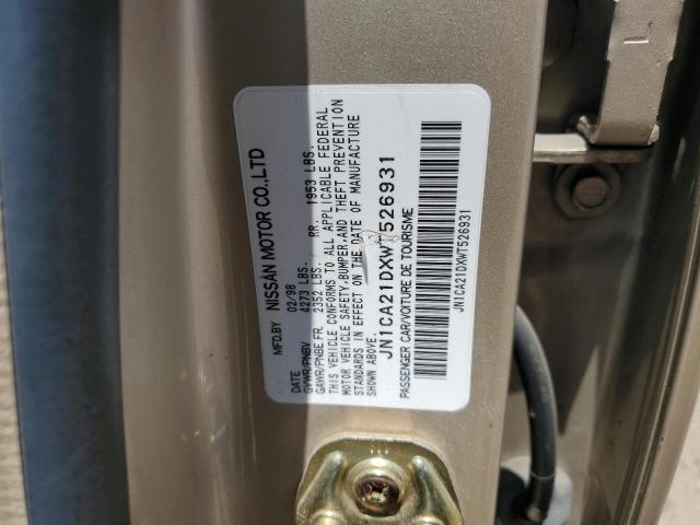 1998 Nissan Maxima Gle VIN: JN1CA21DXWT526931 Lot: 61913754