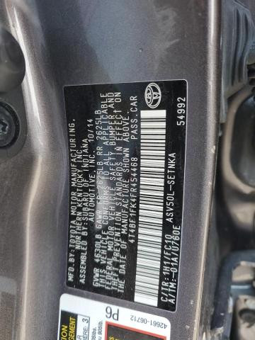 VIN 4T4BF1FK4FR454468 2015 Toyota Camry, LE no.12