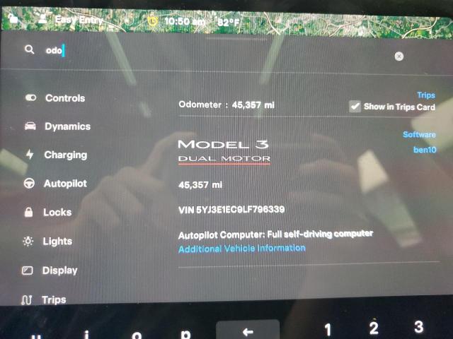 2020 TESLA MODEL 3 - 5YJ3E1EC9LF796339