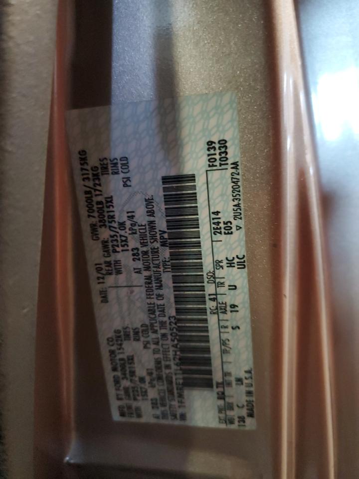 1FMRE11L62HA50523 2002 Ford Econoline E150 Wagon