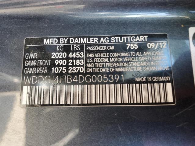 VIN WDDGJ4HB4DG005391 2013 Mercedes-Benz C-Class, 250 no.12