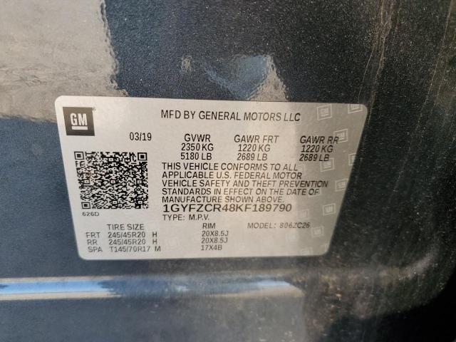 2019 CADILLAC XT4 PREMIU - 1GYFZCR48KF189790