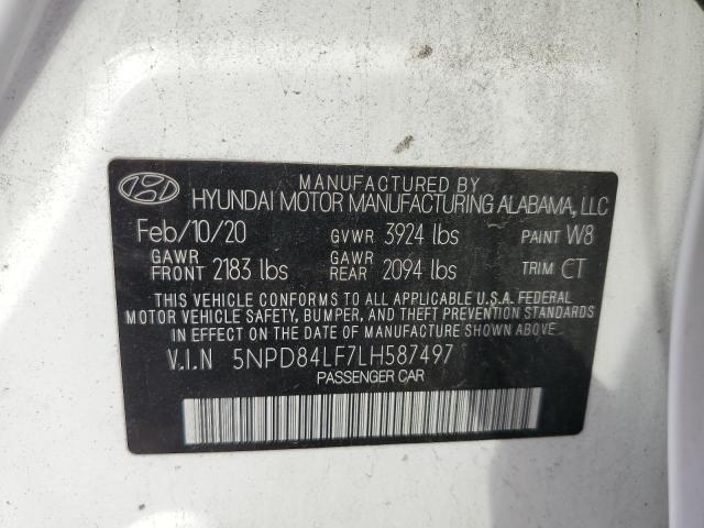 2020 HYUNDAI ELANTRA SE - 5NPD84LF7LH587497