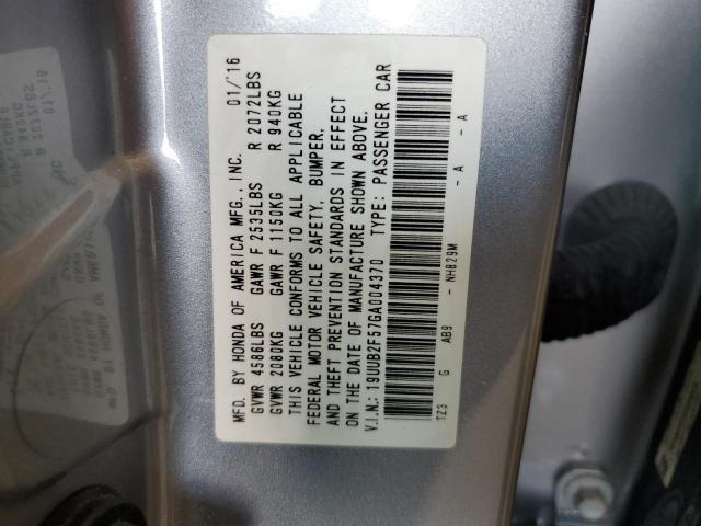 2016 Acura Tlx Tech VIN: 19UUB2F57GA004370 Lot: 62116984