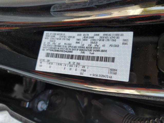 2024 FORD F250 SUPER 1FT8W2BM2RED42885