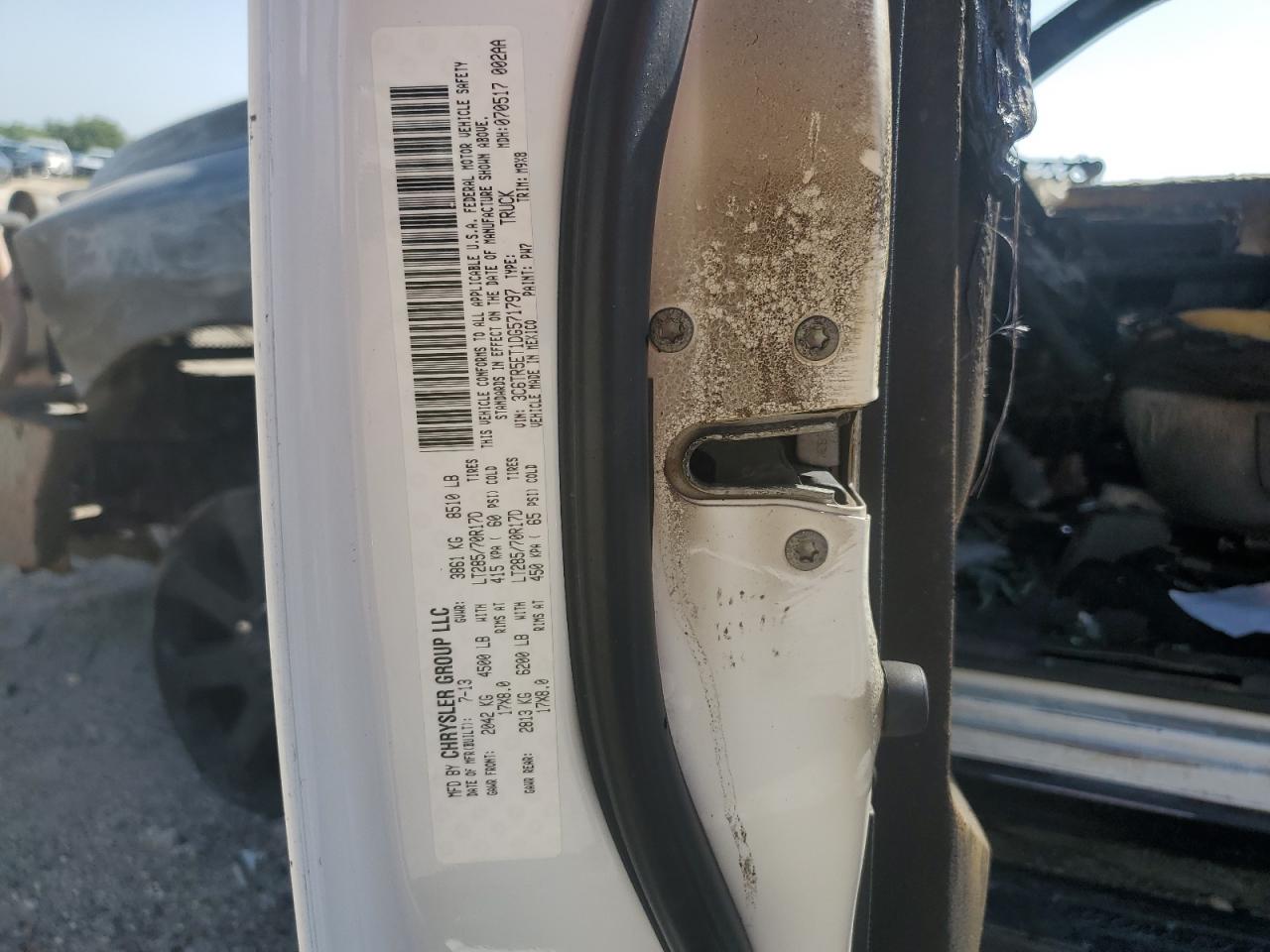 3C6TR5ET1DG571797 2013 Ram 2500 Powerwagon