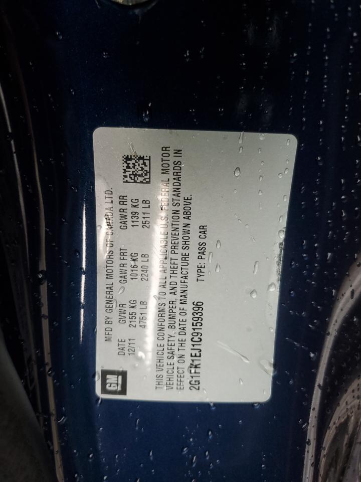 2G1FK1EJ1C9159396 2012 Chevrolet Camaro 2Ss