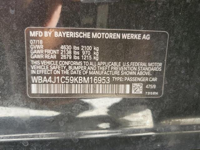 VIN WBA4J1C59KBM16953 2019 BMW 4 Series, 430I Gran ... no.12