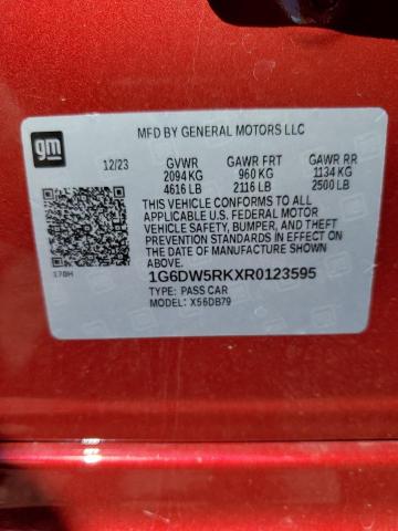 2024 CADILLAC CT5 LUXURY - 1G6DW5RKXR0123595