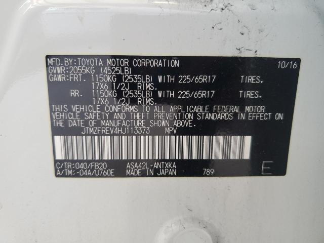 2017 Toyota Rav4 Le VIN: JTMZFREV4HJ113373 Lot: 61979854