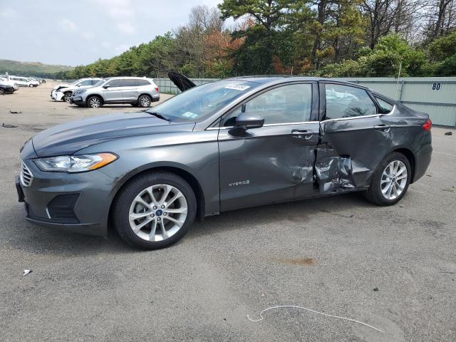 FORD FUSION SE 2019 gray  hybrid engine 3FA6P0LU8KR146191 photo #1