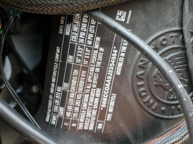 2018 INDIAN MOTORCYCLE CO. CHIEF DARK - 56KCCDAA9J3354984